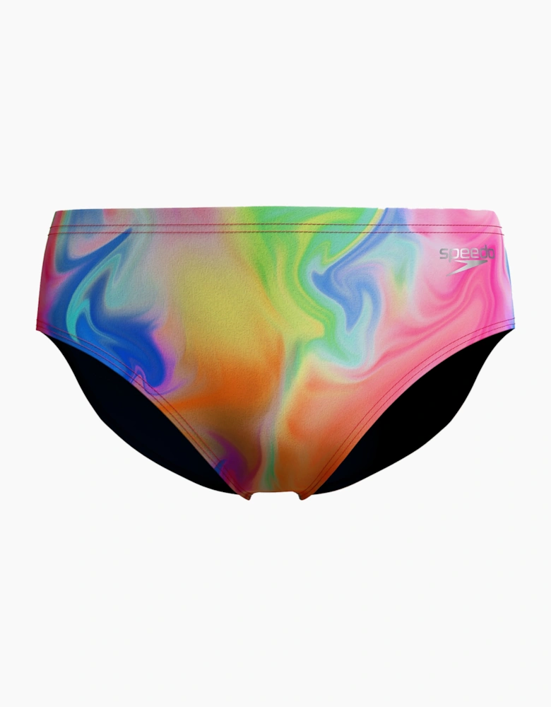 Speedo Mens Swirl Swim Briefs