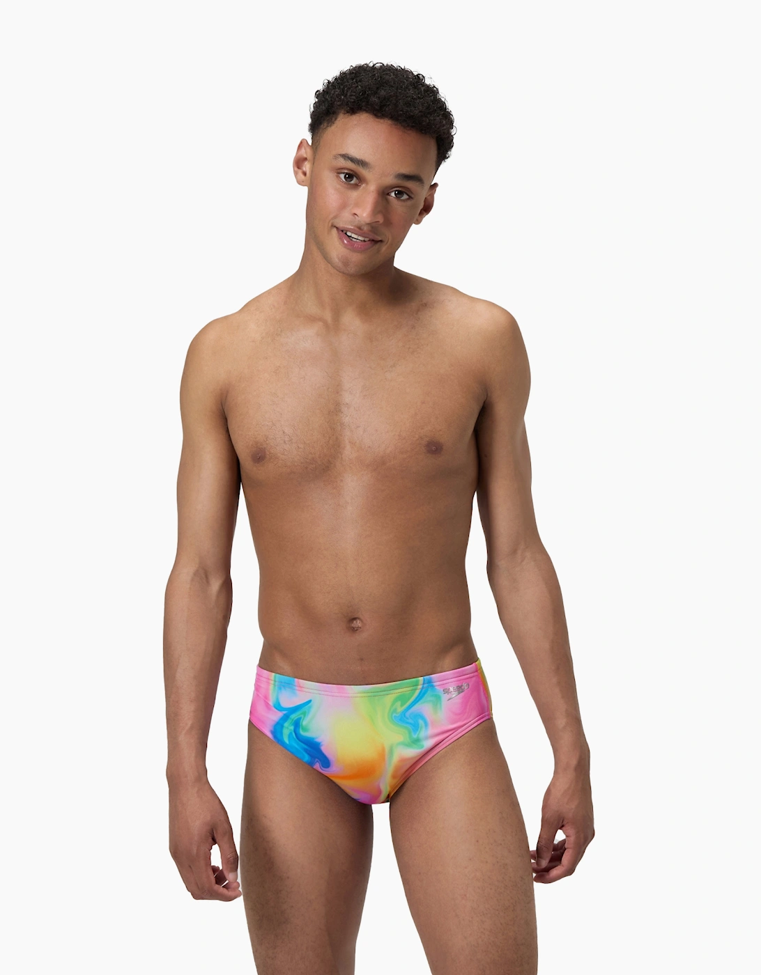 Speedo Mens Swirl Swim Briefs