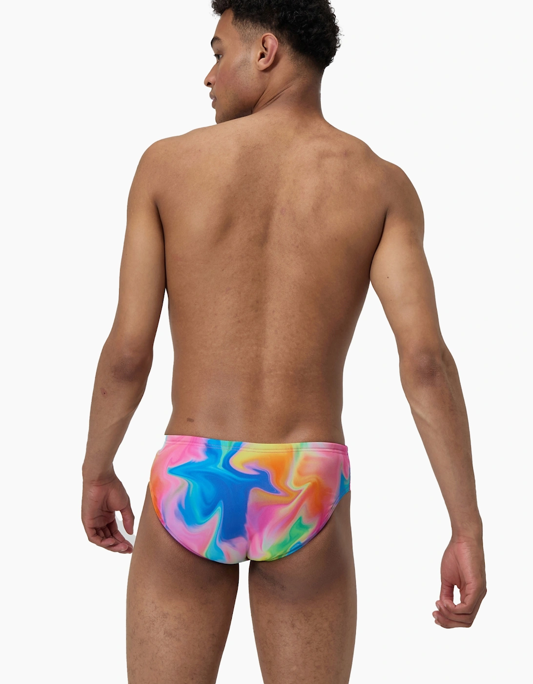 Speedo Mens Swirl Swim Briefs