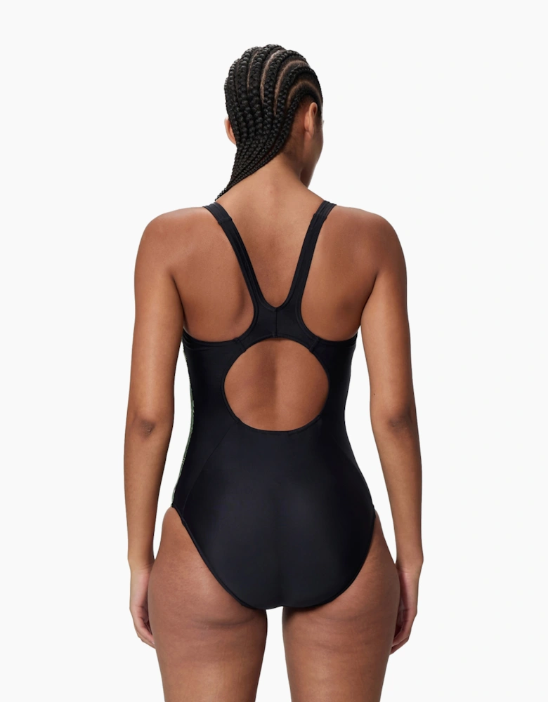 Speedo Womens/Ladies Placement Medalist Printed One Piece Swimsuit