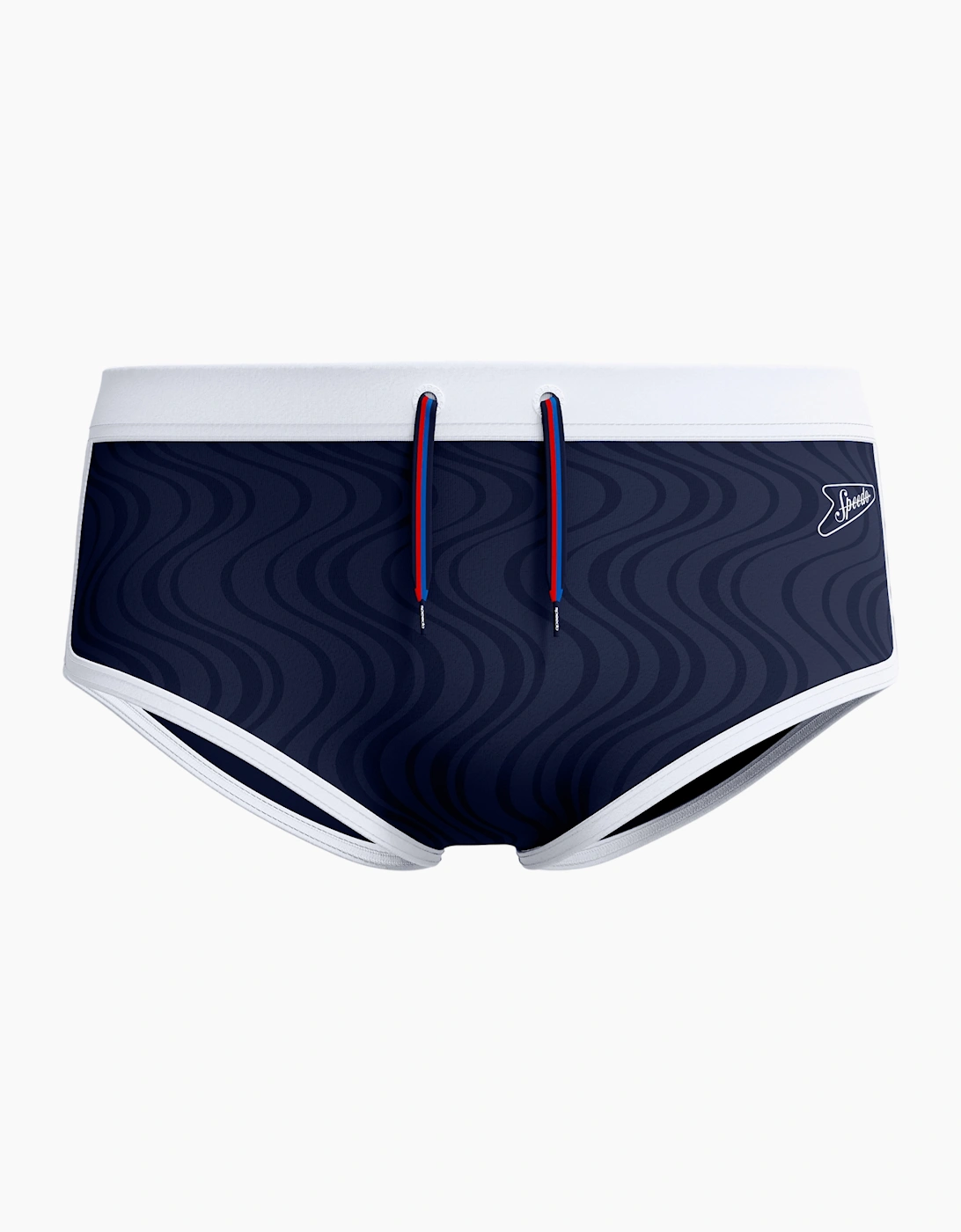 Speedo Mens Swirl Textured Swim Briefs