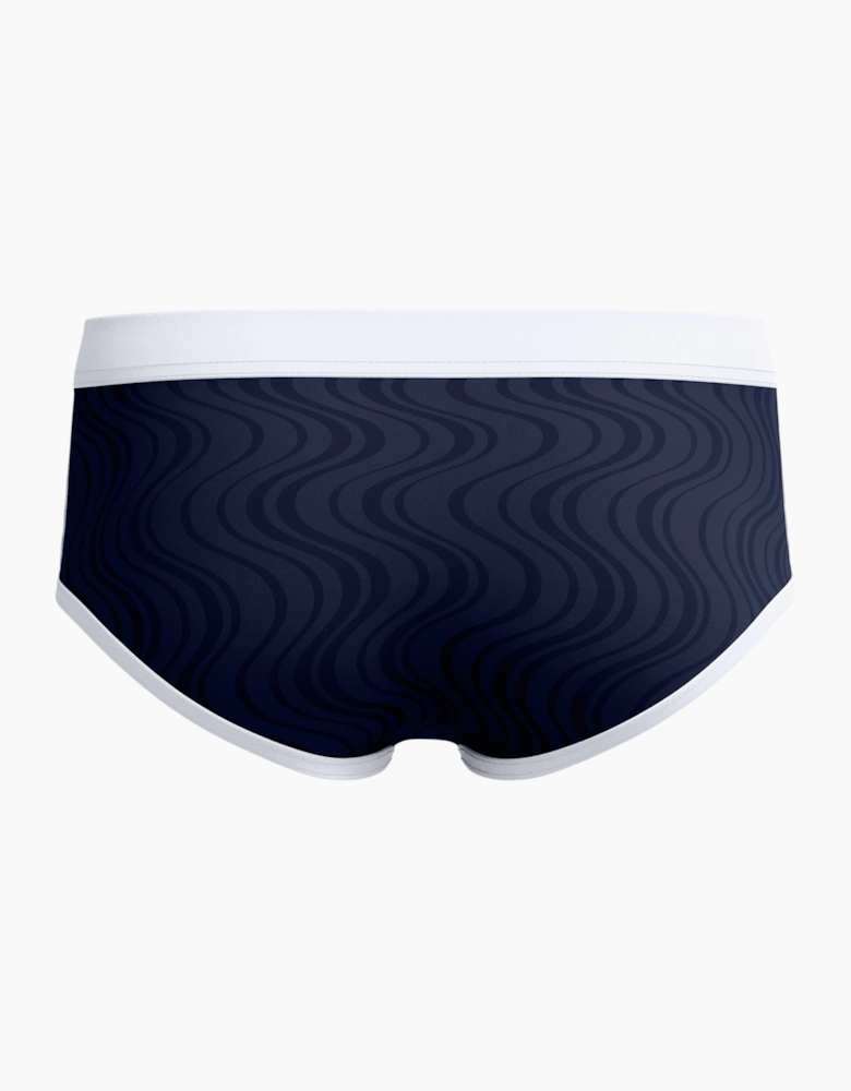 Speedo Mens Swirl Textured Swim Briefs