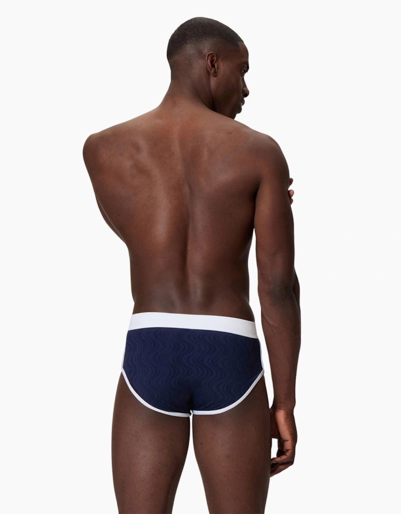 Speedo Mens Swirl Textured Swim Briefs