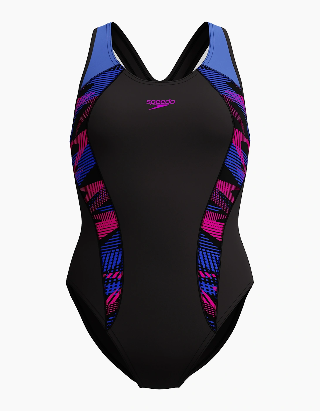 Speedo Womens/Ladies Placement Laneback One Piece Swimsuit