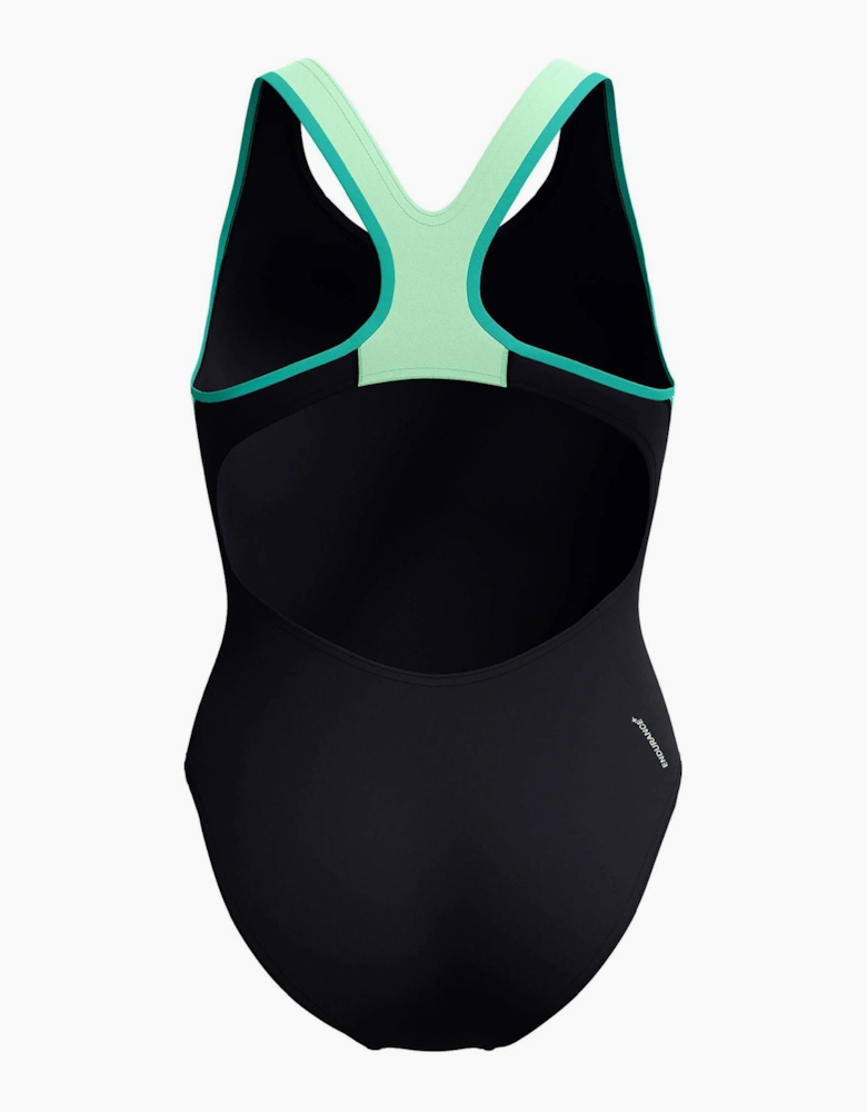 Speedo Womens/Ladies Placement Laneback One Piece Swimsuit