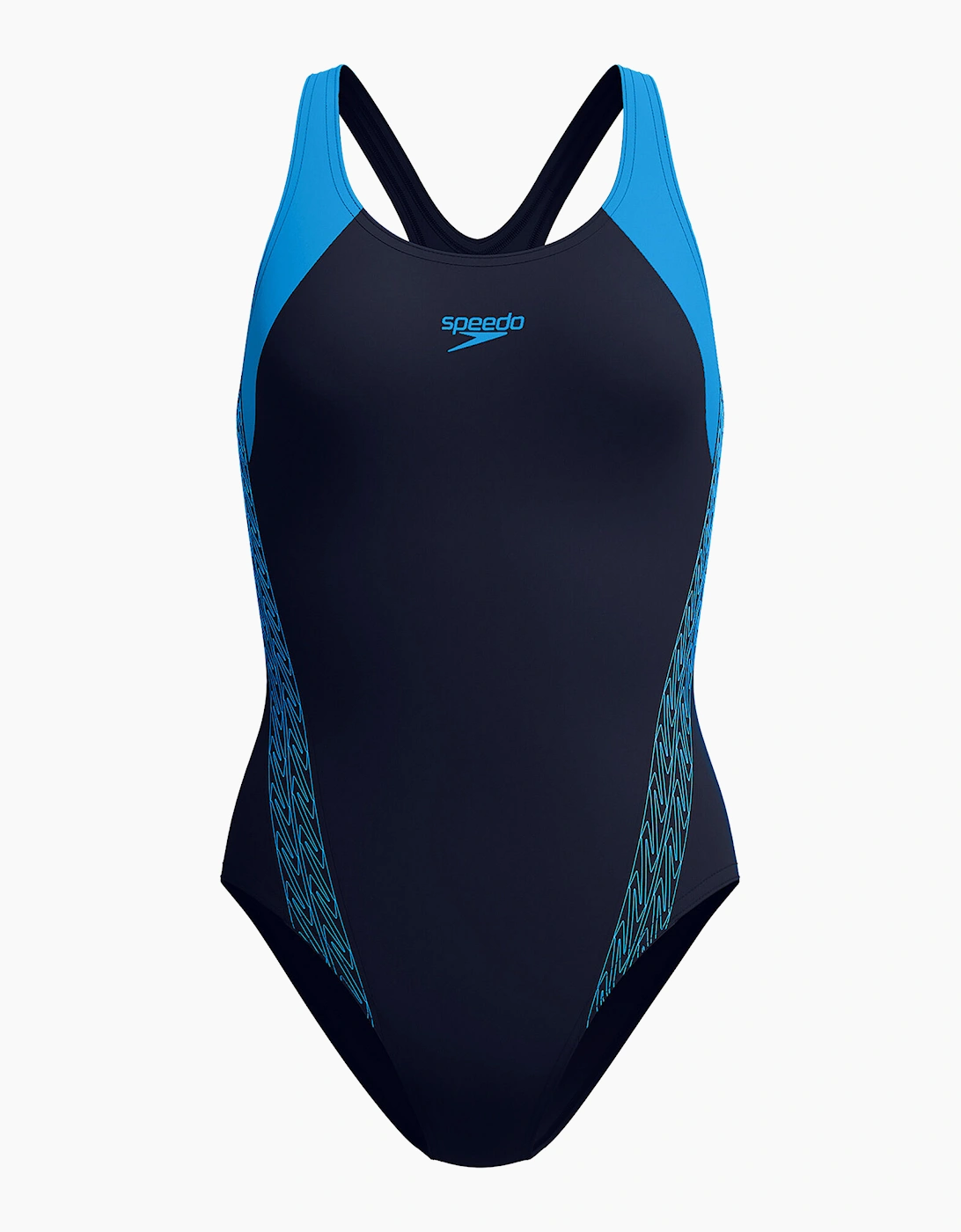 Speedo Womens/Ladies Placement Laneback One Piece Swimsuit