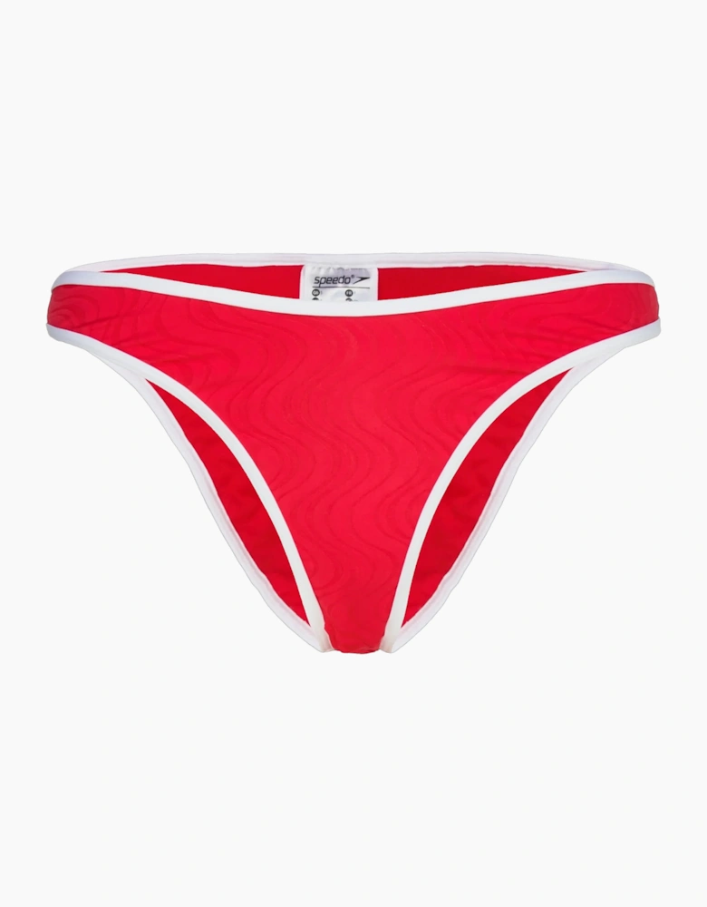 Speedo Womens/Ladies Jetstream Textured Scooped Bikini Bottoms