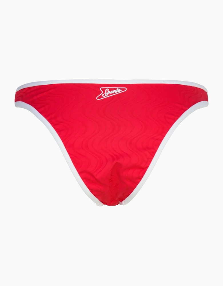 Speedo Womens/Ladies Jetstream Textured Scooped Bikini Bottoms