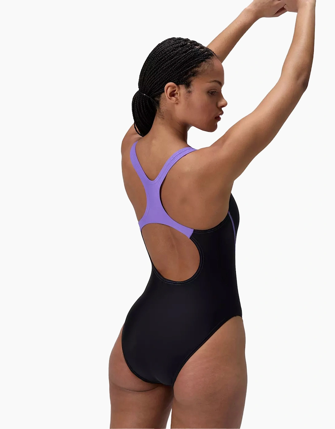 Speedo Womens/Ladies Medley Logo One Piece Swimsuit