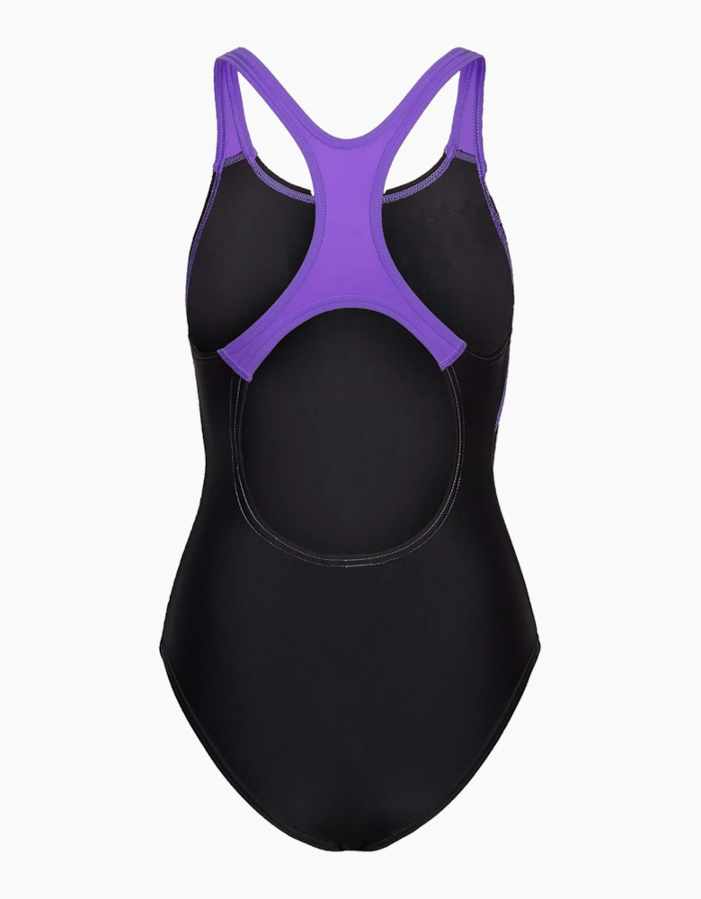 Speedo Womens/Ladies Medley Logo One Piece Swimsuit