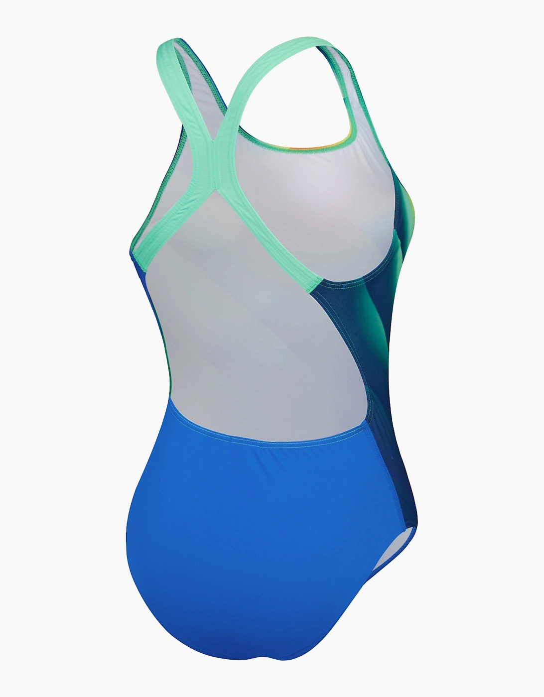 Speedo Womens/Ladies Placement Digital Powerback One Piece Swimsuit