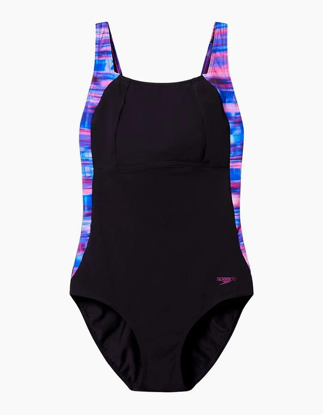 Speedo Womens/Ladies Luna Lustre Distorted One Piece Swimsuit