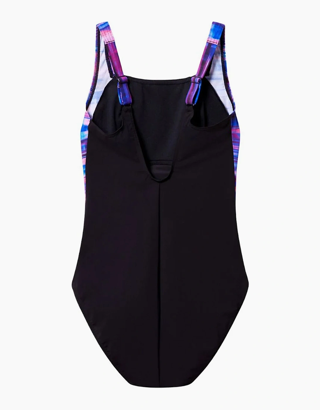 Speedo Womens/Ladies Luna Lustre Distorted One Piece Swimsuit