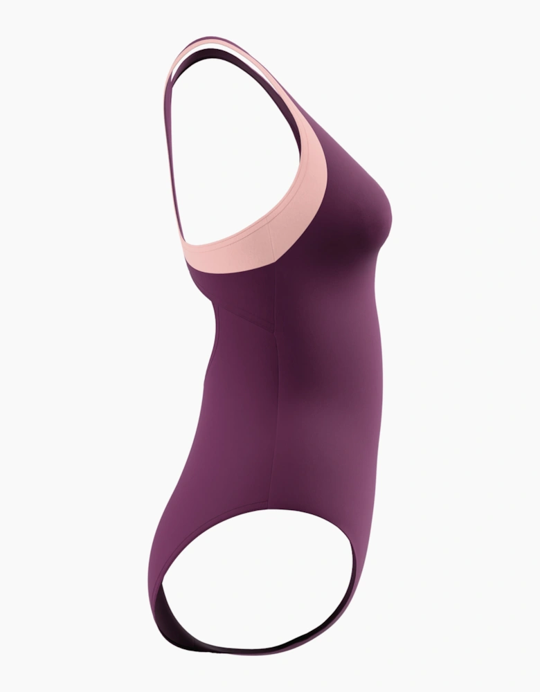 Speedo Womens/Ladies Colour Block Racerback One Piece Swimsuit