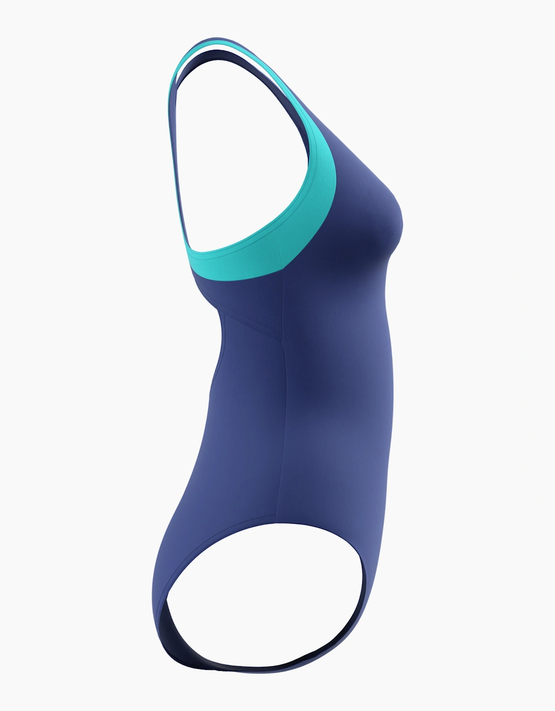 Speedo Womens/Ladies Colour Block Racerback One Piece Swimsuit