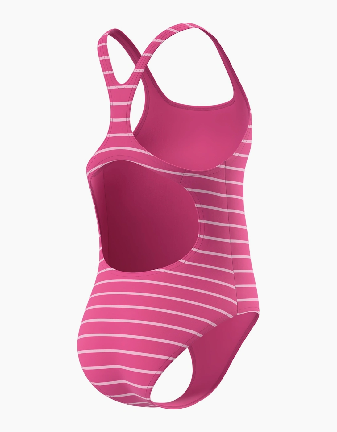 Speedo Girls Medalist Striped One Piece Swimsuit