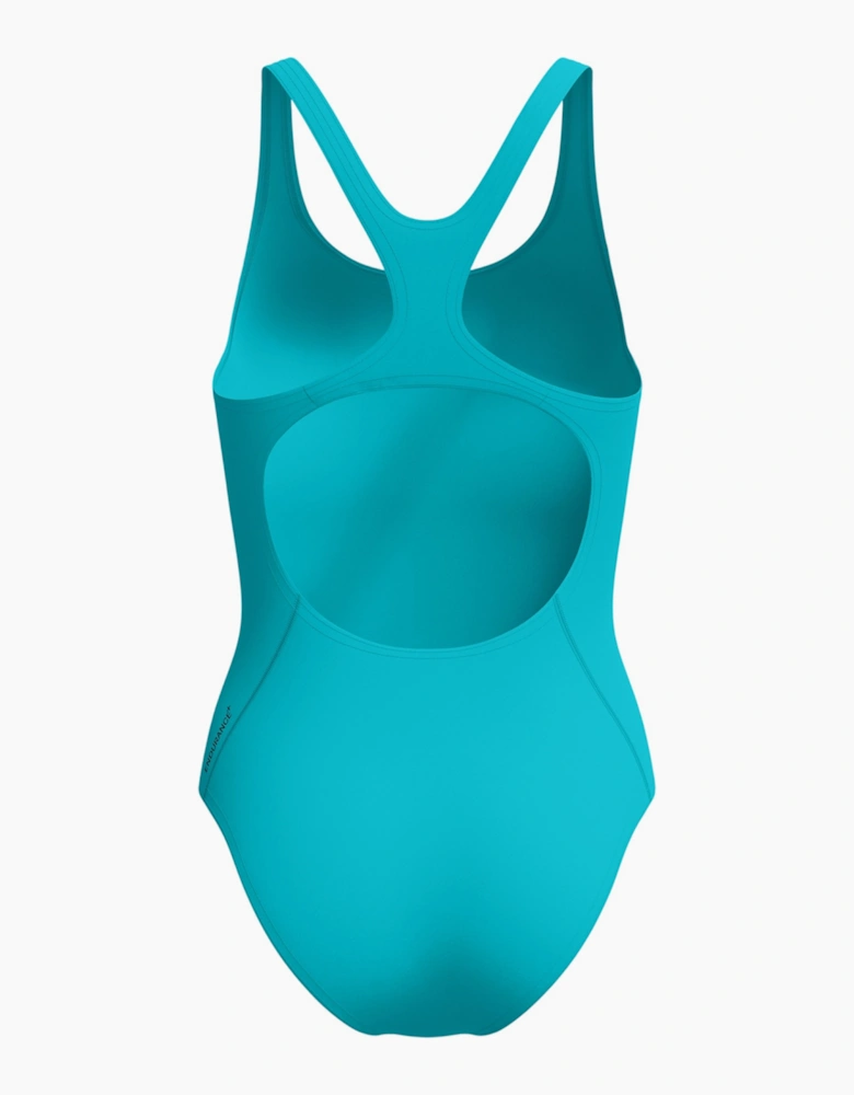 Speedo Womens/Ladies Medalist Plain Endurance+ One Piece Swimsuit
