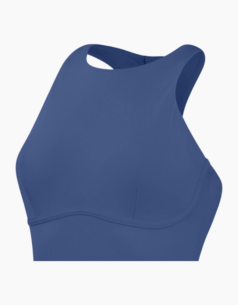 Speedo Womens/Ladies Support Logo Fitted One Piece Swimsuit
