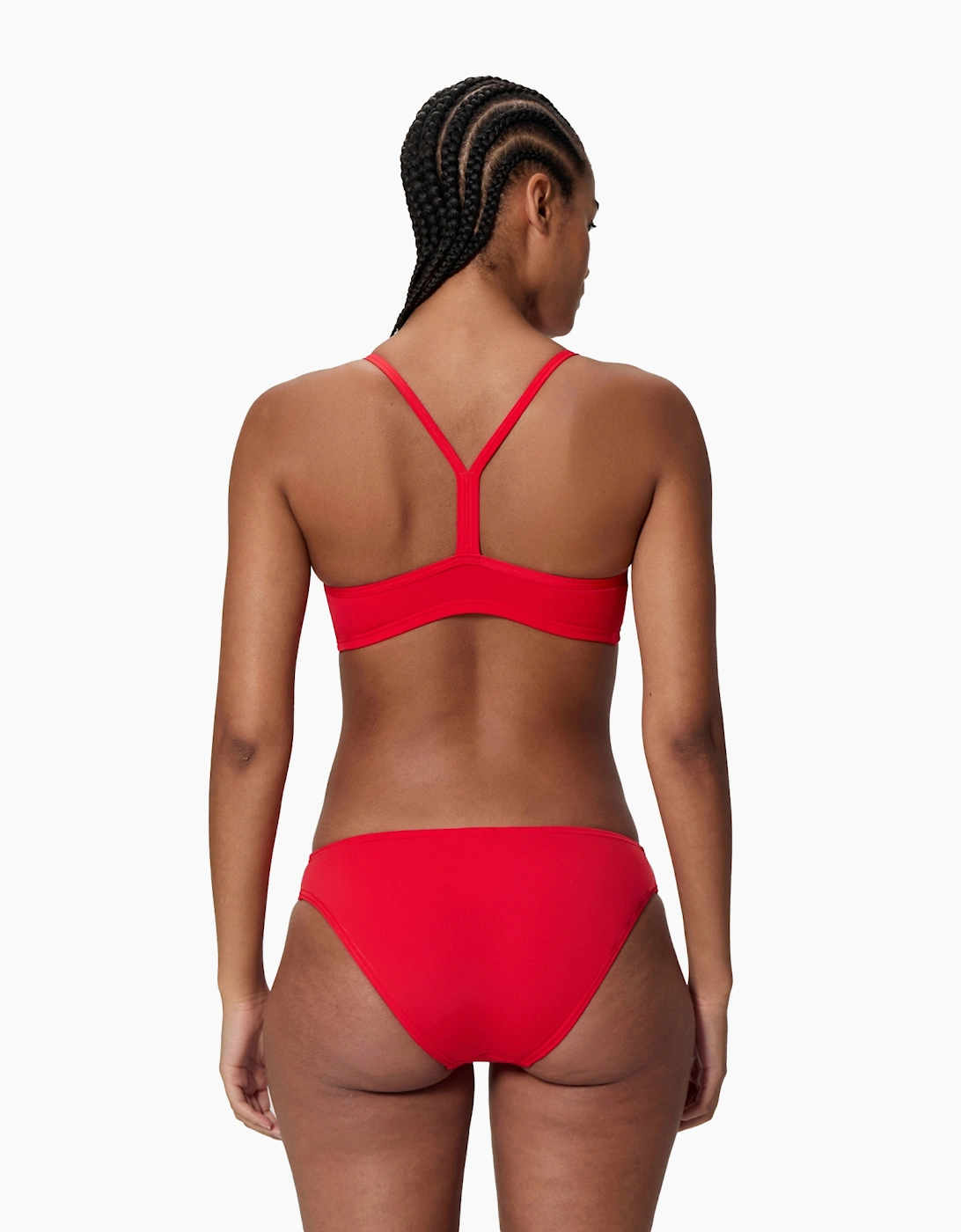 Speedo Womens/Ladies Logo Endurance+ Thin Strap Two-Piece Swimsuit