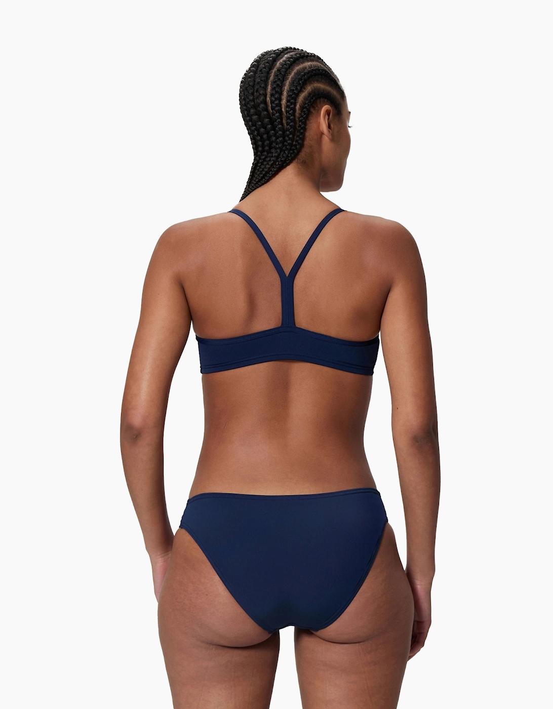 Speedo Womens/Ladies Logo Endurance+ Thin Strap Two-Piece Swimsuit