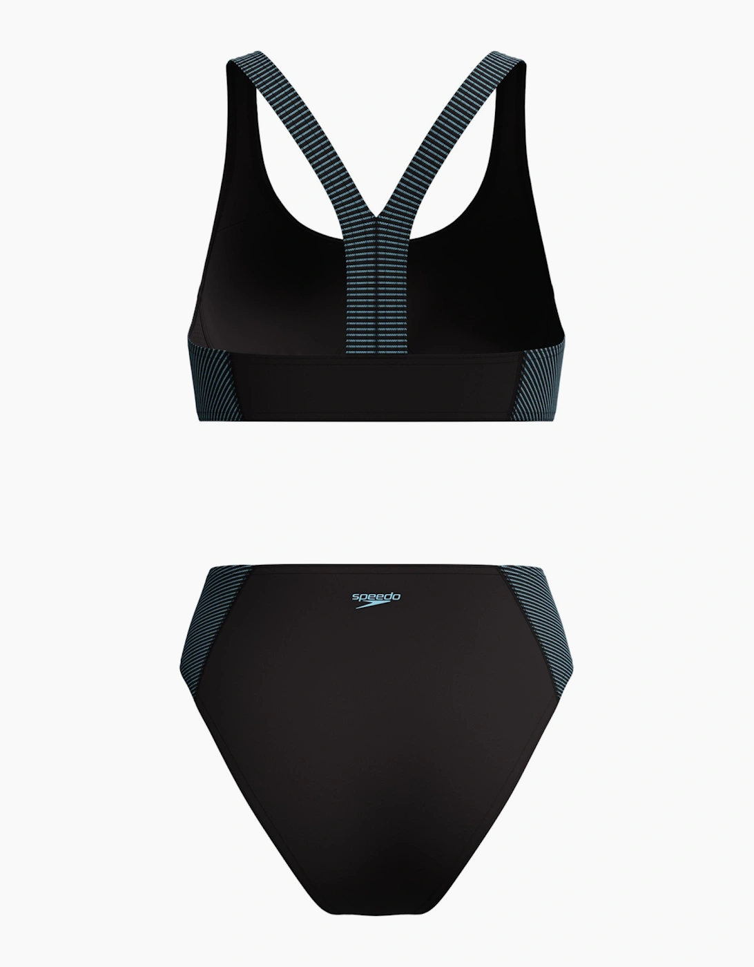 Speedo Womens/Ladies Quantum Splice Ribbed Two-Piece Swimsuit
