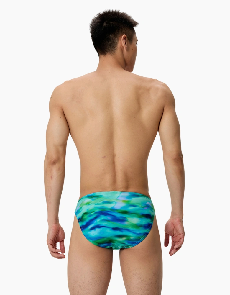Speedo Mens Digital Print Swim Briefs