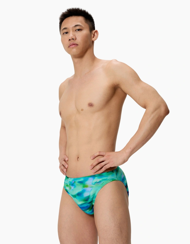 Speedo Mens Digital Print Swim Briefs