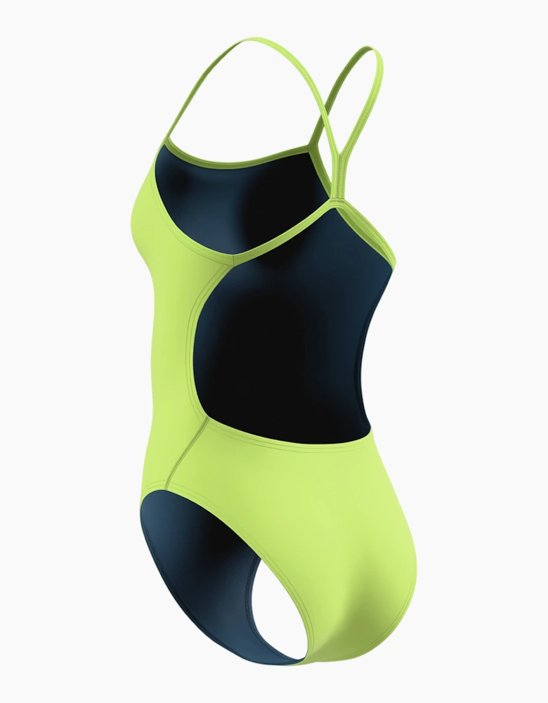 Speedo Womens/Ladies 2.0 Solid V-Cut One Piece Swimsuit