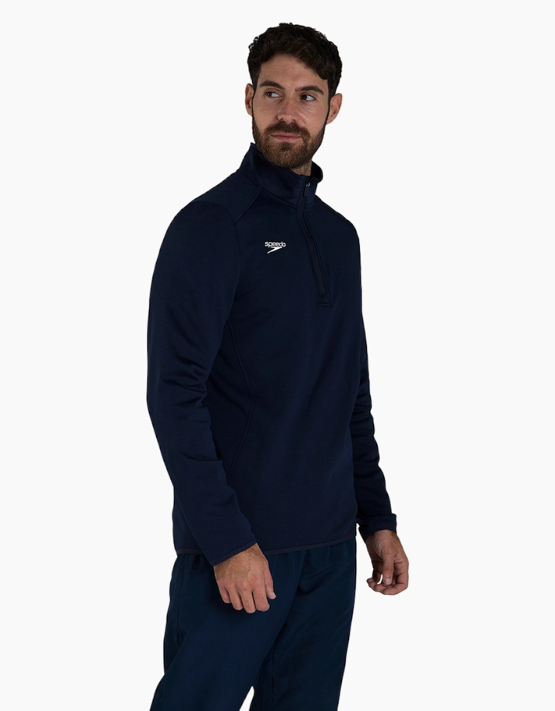 Speedo Mens Club Quarter Zip Training Midlayer