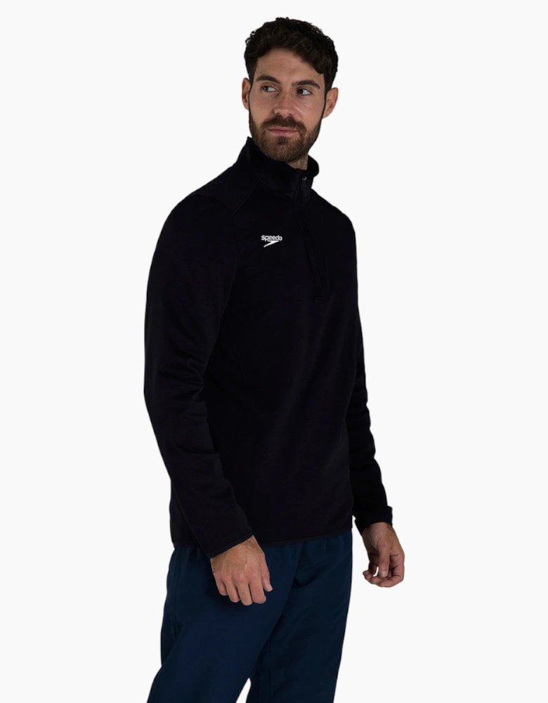 Speedo Mens Club Quarter Zip Training Midlayer