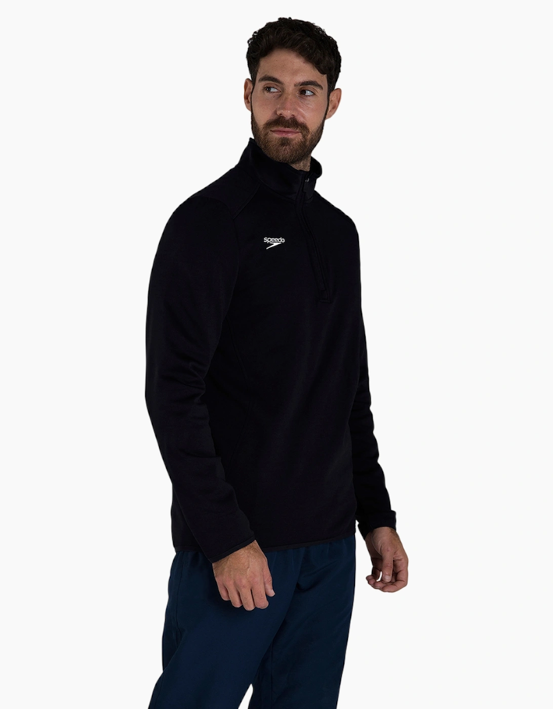 Speedo Mens Club Quarter Zip Training Midlayer