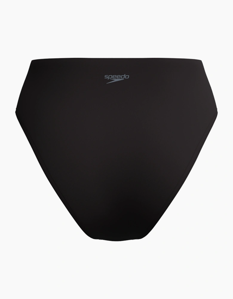 Speedo Womens/Ladies Cheeky Solid High Waist Bikini Bottoms