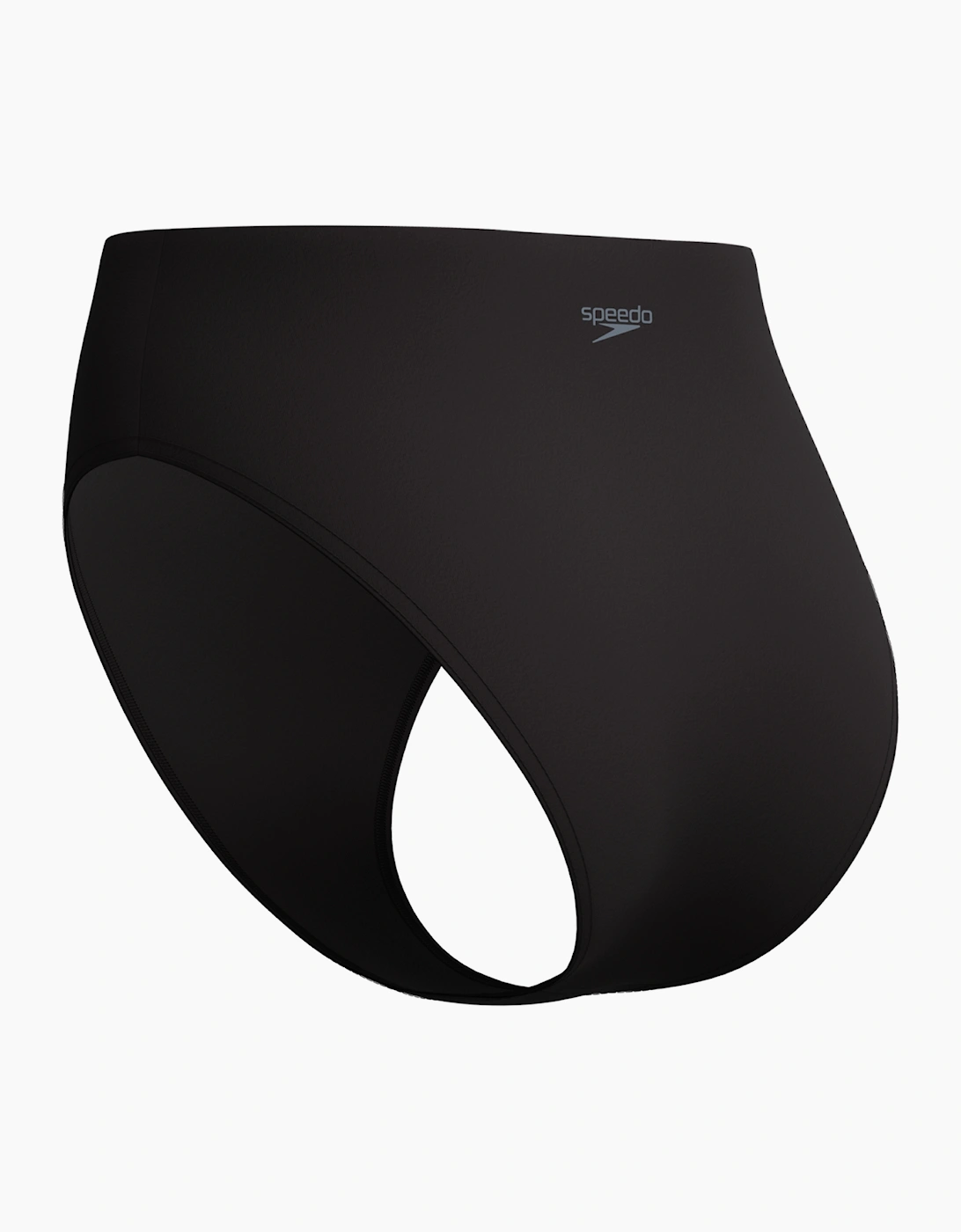 Speedo Womens/Ladies Cheeky Solid High Waist Bikini Bottoms