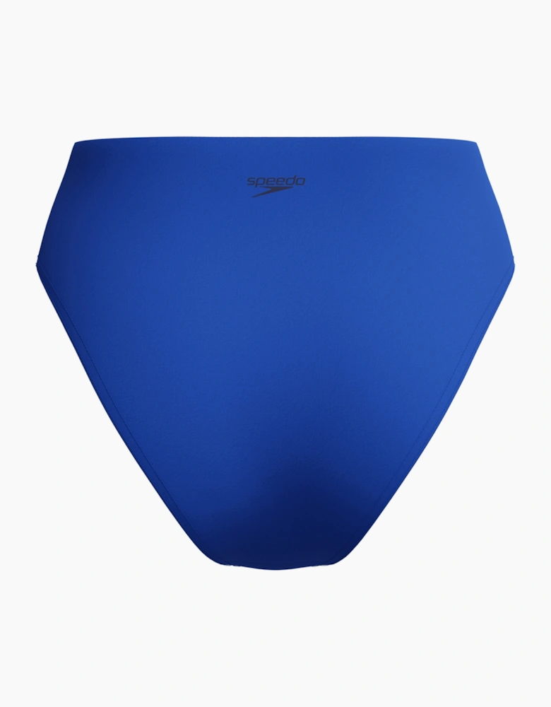 Speedo Womens/Ladies Cheeky Solid High Waist Bikini Bottoms