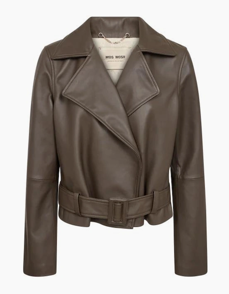 Lasco short leather jacket
