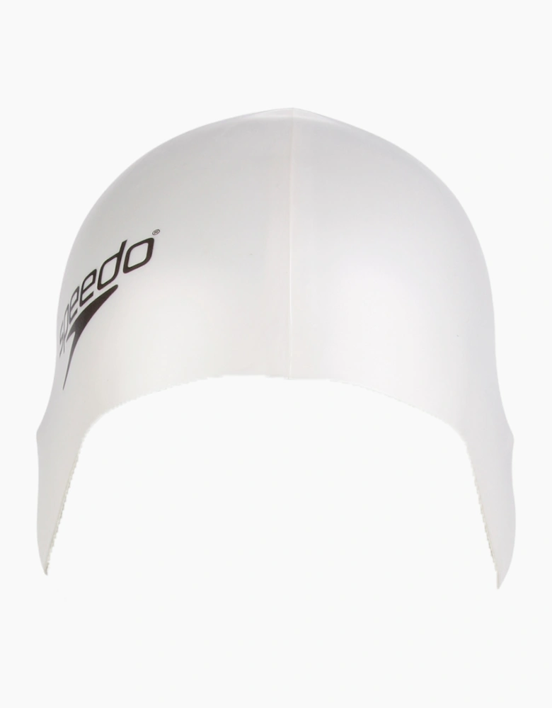Speedo Unisex Adult Flat Silicone Logo Swim Cap