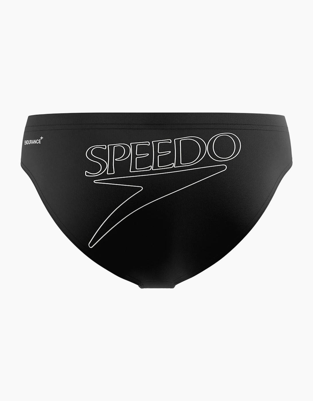 Speedo Mens Big Logo Endurance+ Swim Briefs