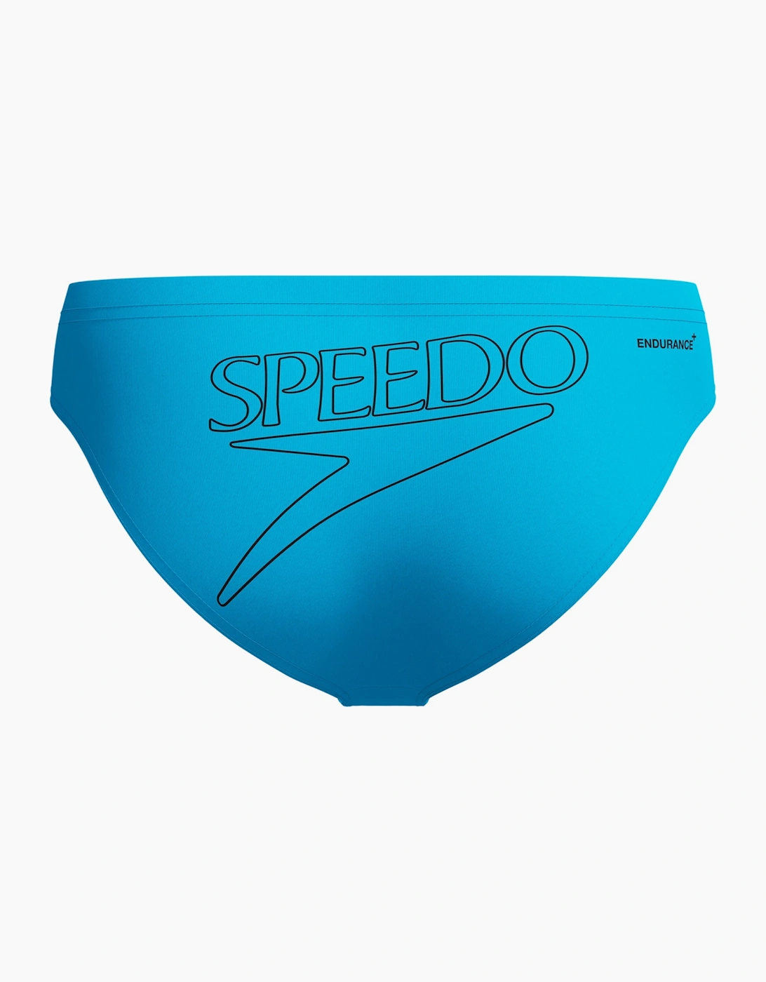 Speedo Mens Big Logo Endurance+ Swim Briefs