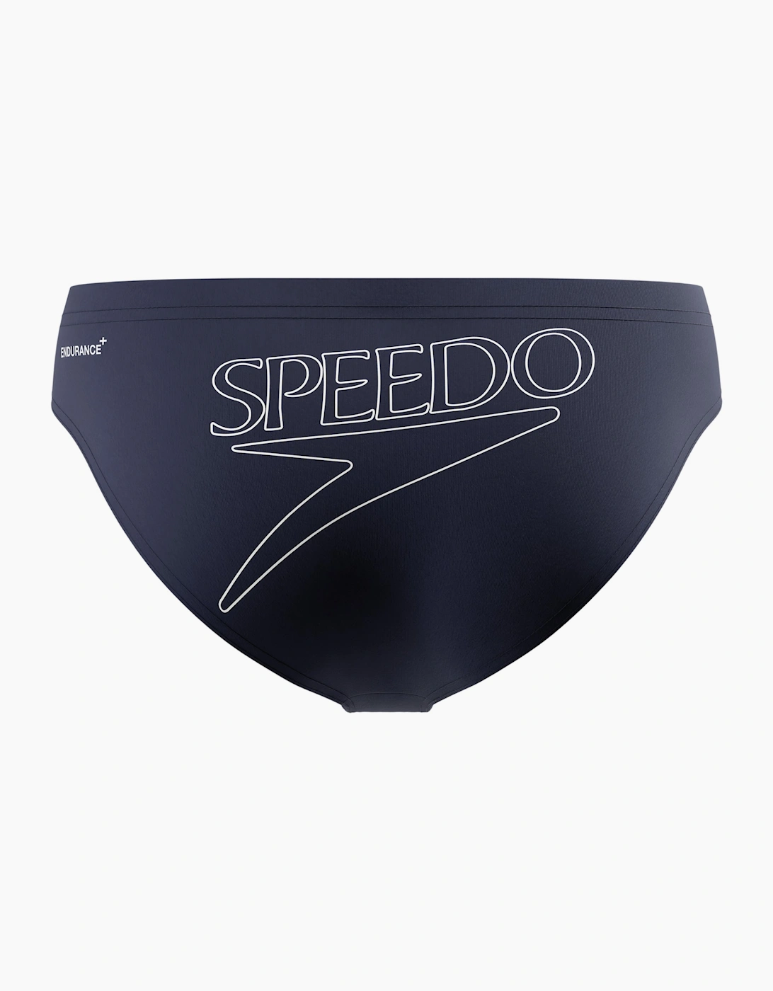 Speedo Mens Big Logo Endurance+ Swim Briefs