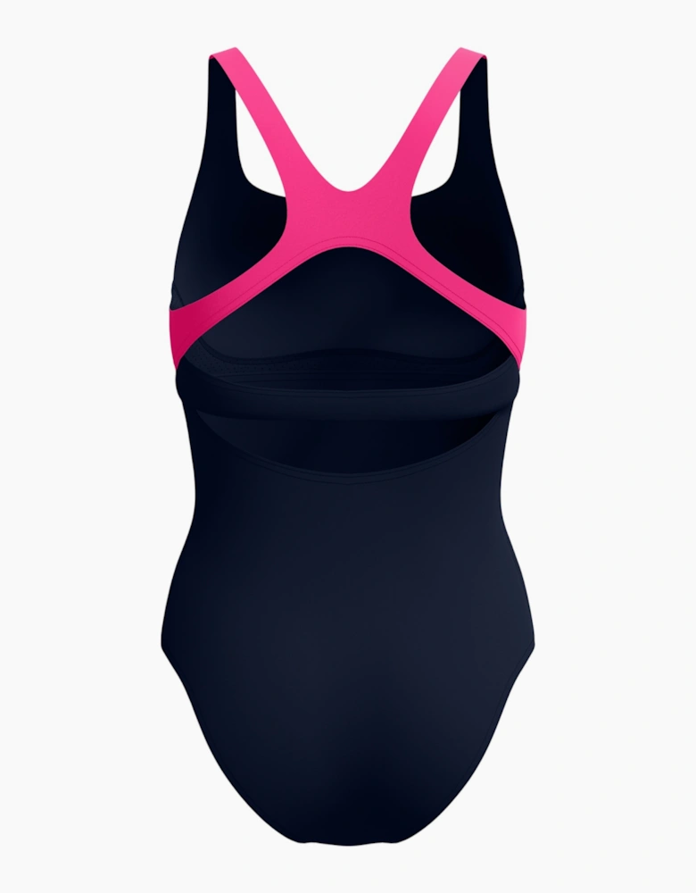 Speedo Womens/Ladies Solid Flex One Piece Swimsuit