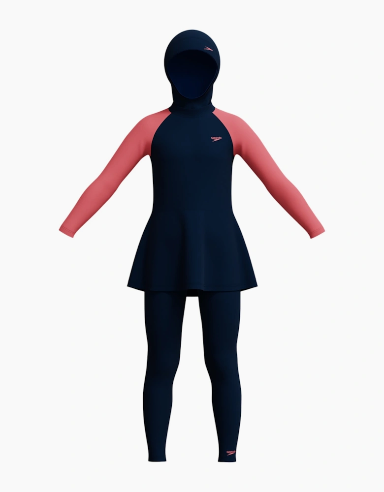 Speedo Girls Modesty Three-Piece Swimsuit