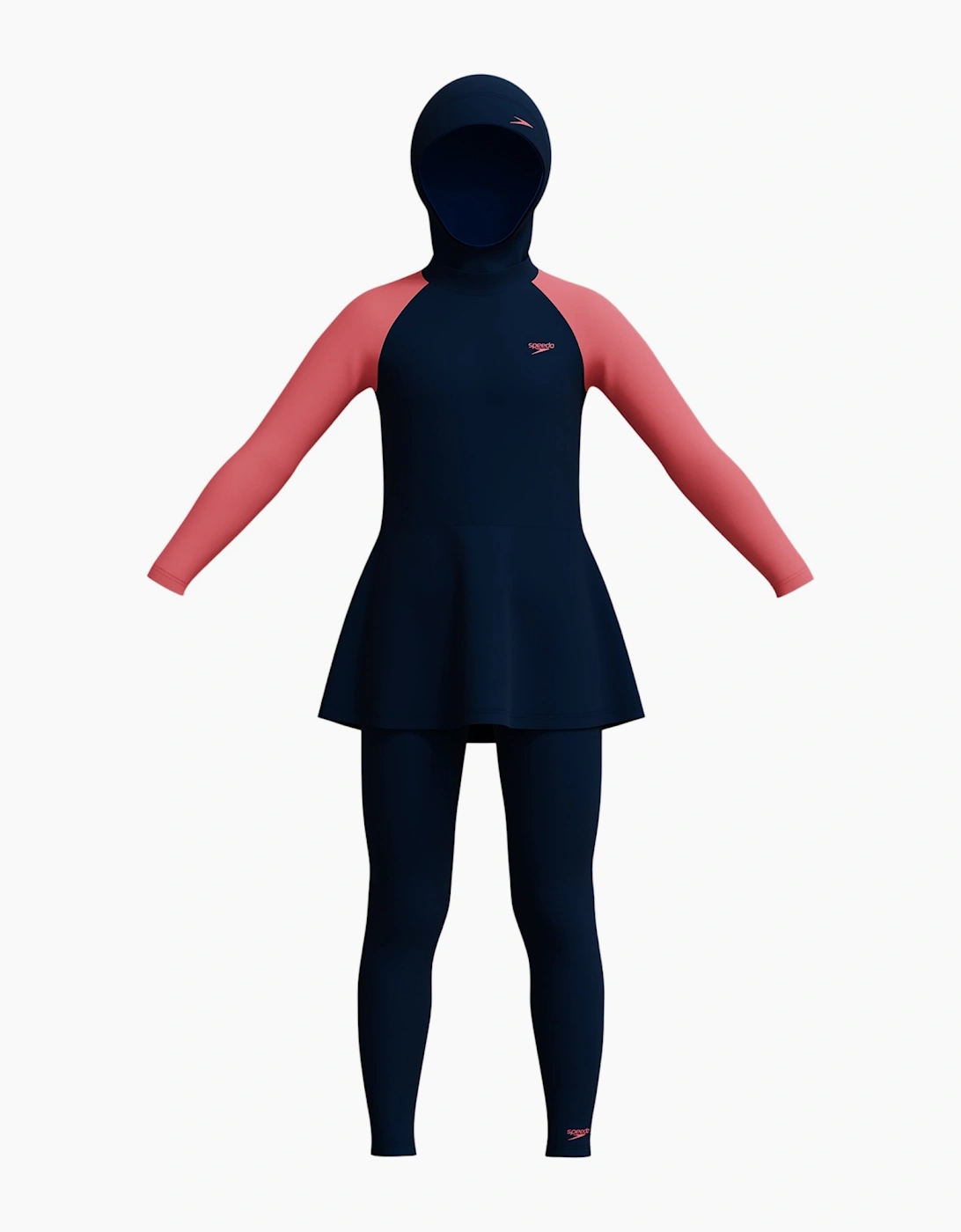 Speedo Girls Modesty Three-Piece Swimsuit