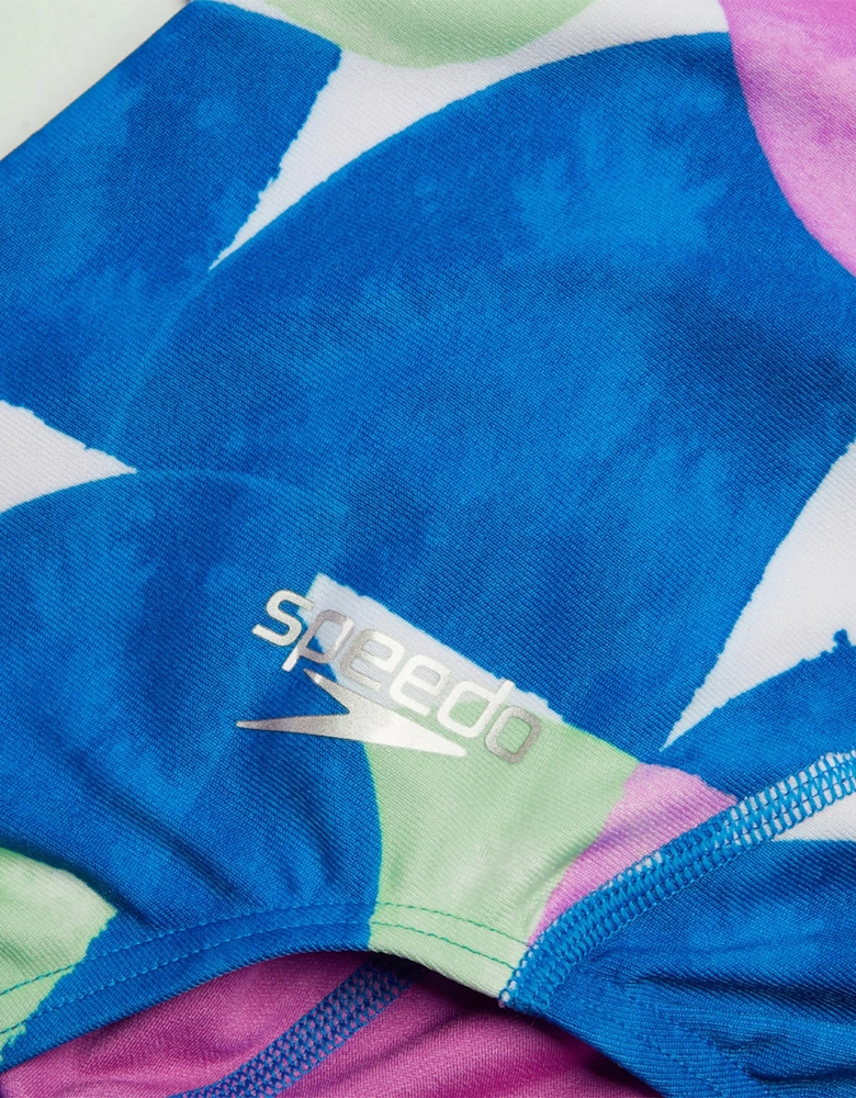 Speedo Womens/Ladies Digital Print One Piece Swimsuit