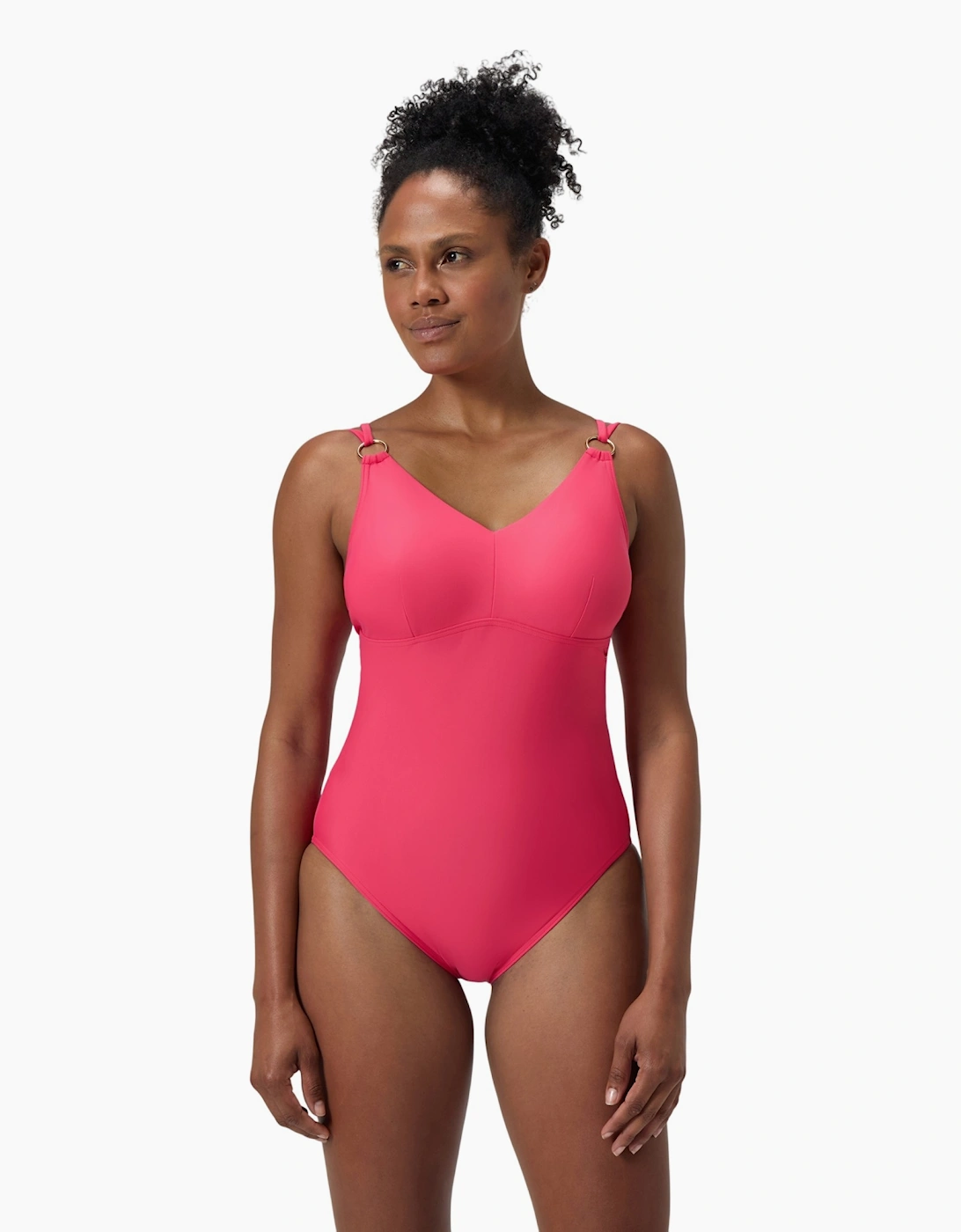 Speedo Womens/Ladies Strappy Shaping One Piece Swimsuit