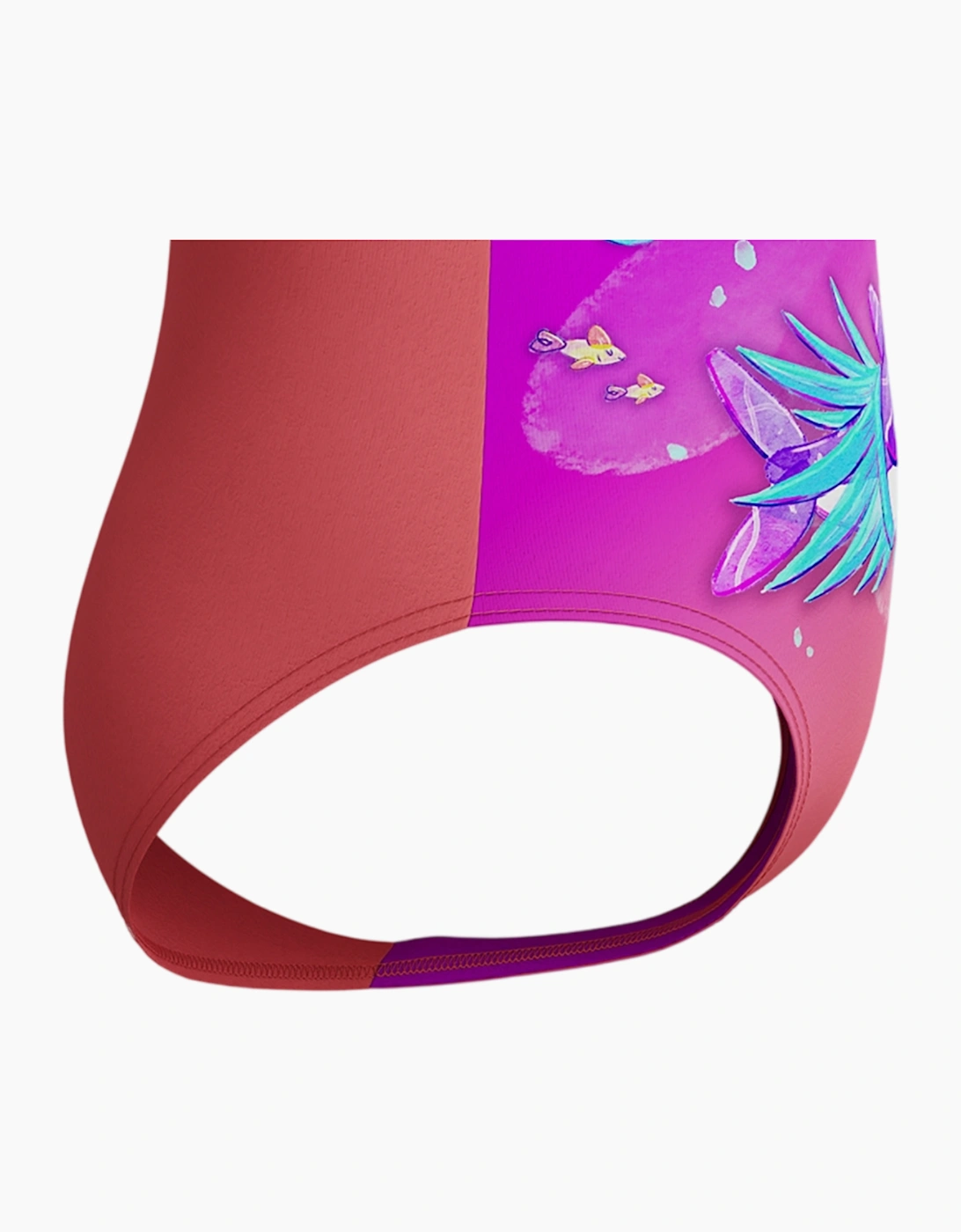 Speedo Girls Digital Print One Piece Swimsuit