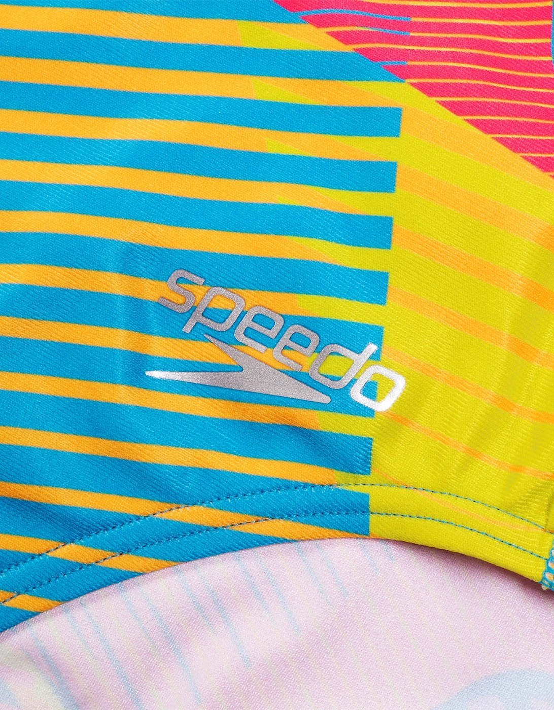 Speedo Womens/Ladies Digital Print All-Over Print One Piece Swimsuit