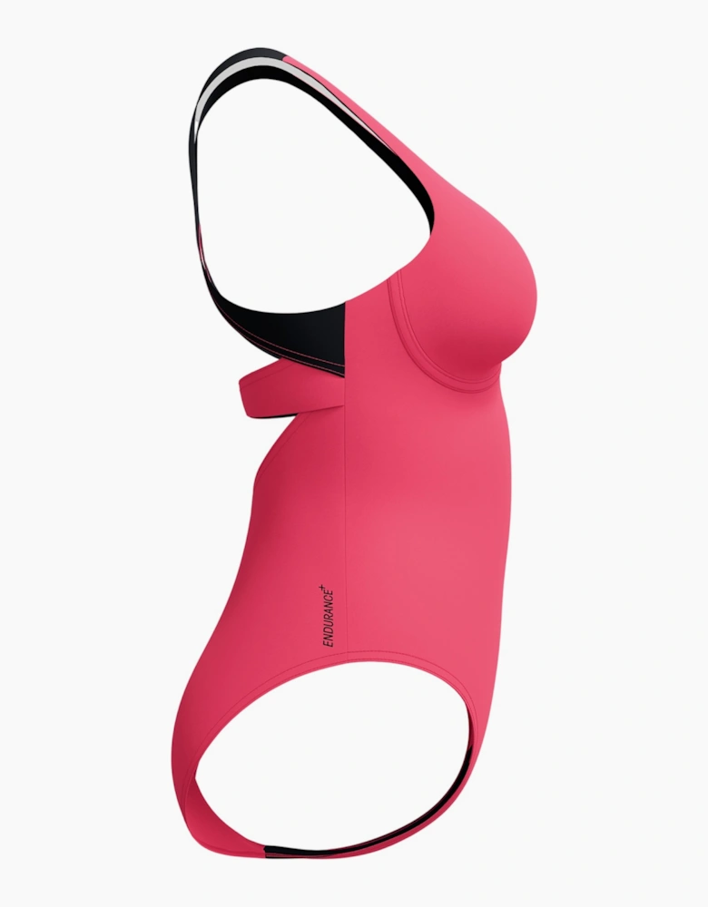 Speedo Womens/Ladies Zip Racer One Piece Swimsuit