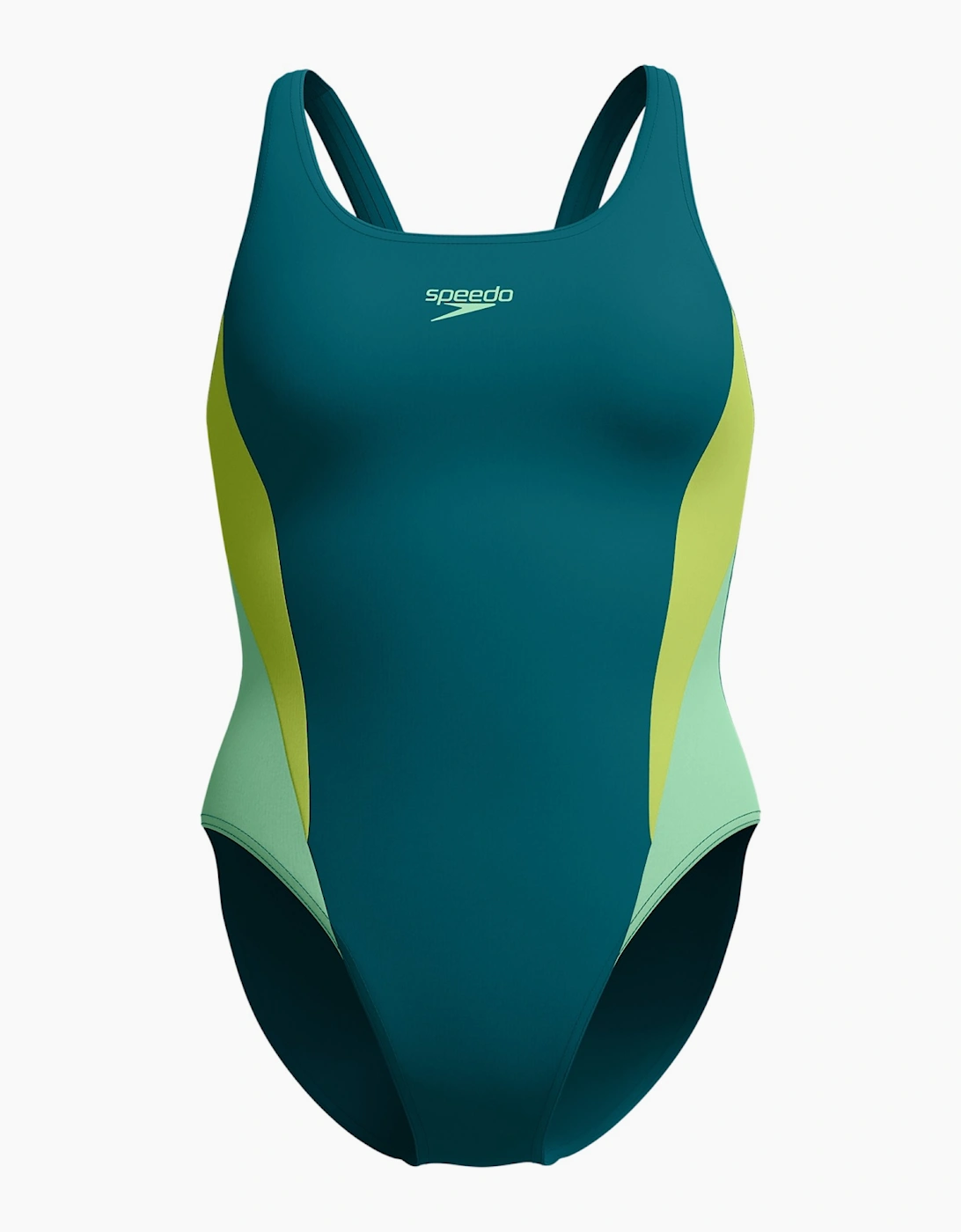 Speedo Womens/Ladies 2.0 Colour Block Muscleback One Piece Swimsuit