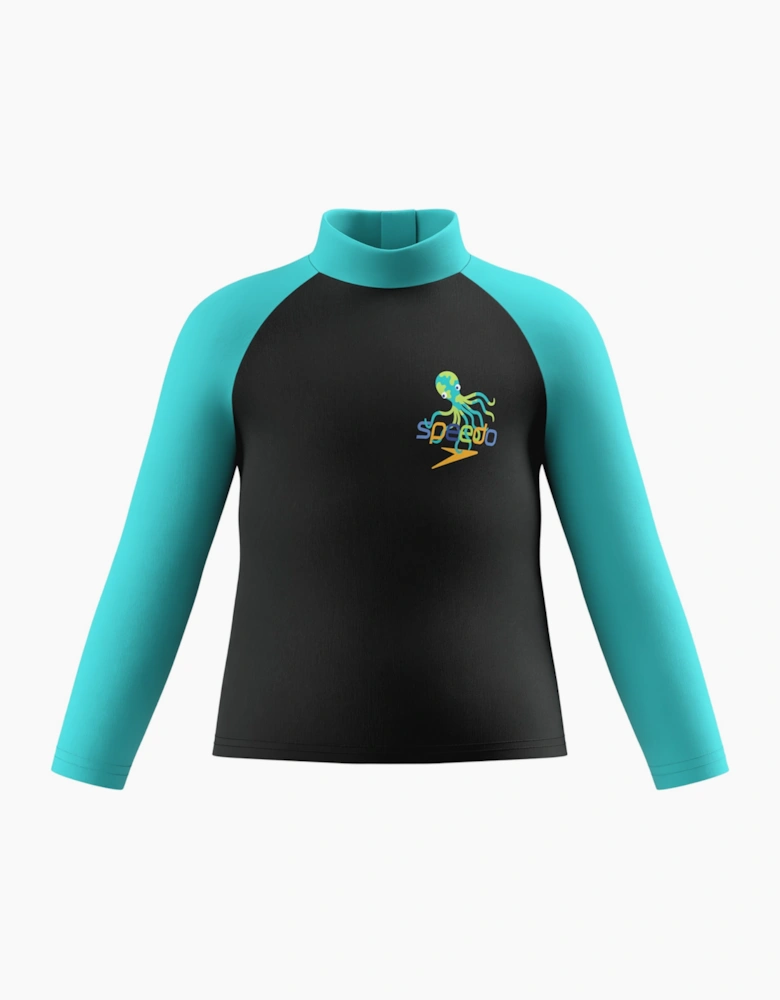 Speedo Childrens/Kids Octopus Long-Sleeved Rash Guard
