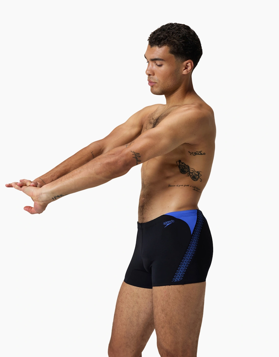 Speedo Mens Hyperboom Splice Swim Shorts